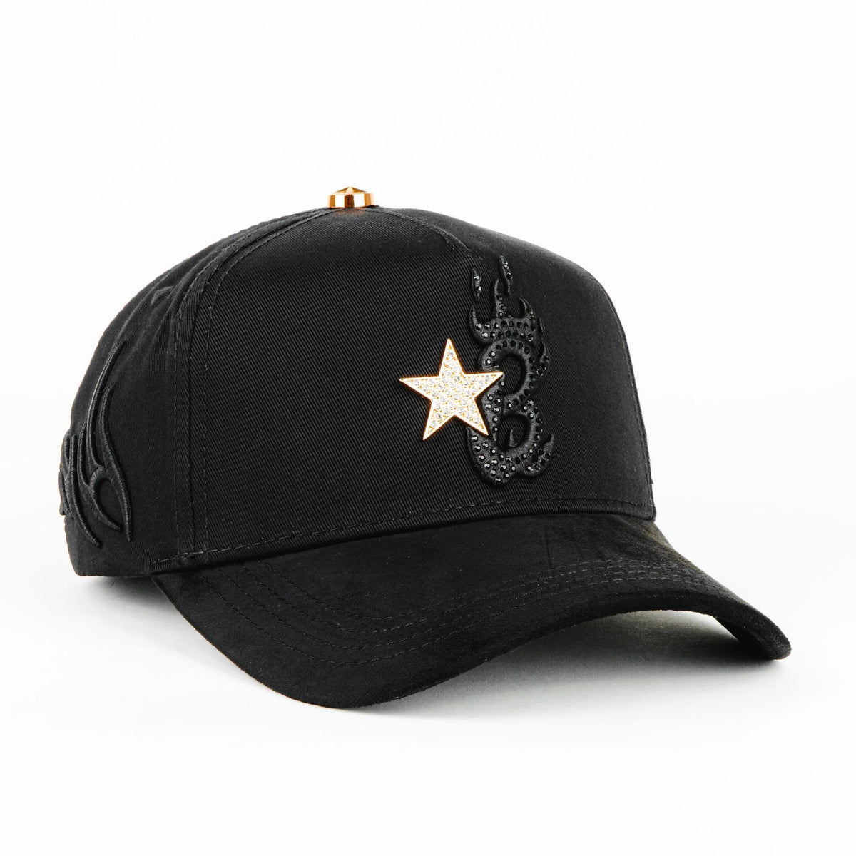 Gorra Barbas Hats B STAR BLACK | Snapback Visera Semicurva image 0