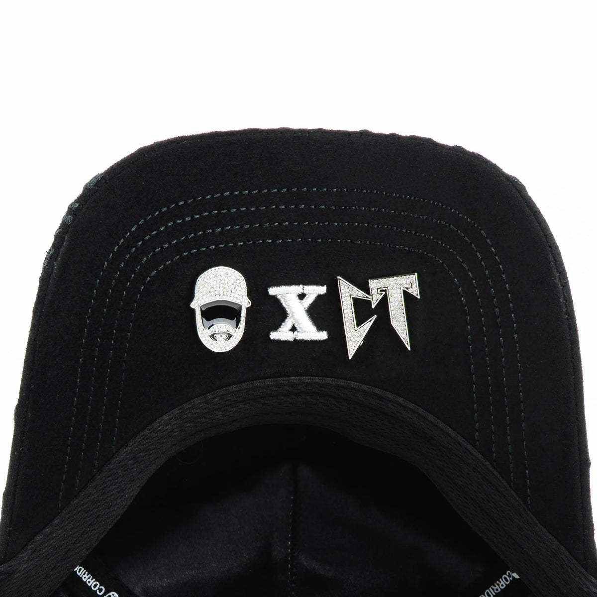 Gorra Barbas Hats CT THREE STARS BLACK | Snapback Visera Curva image 1