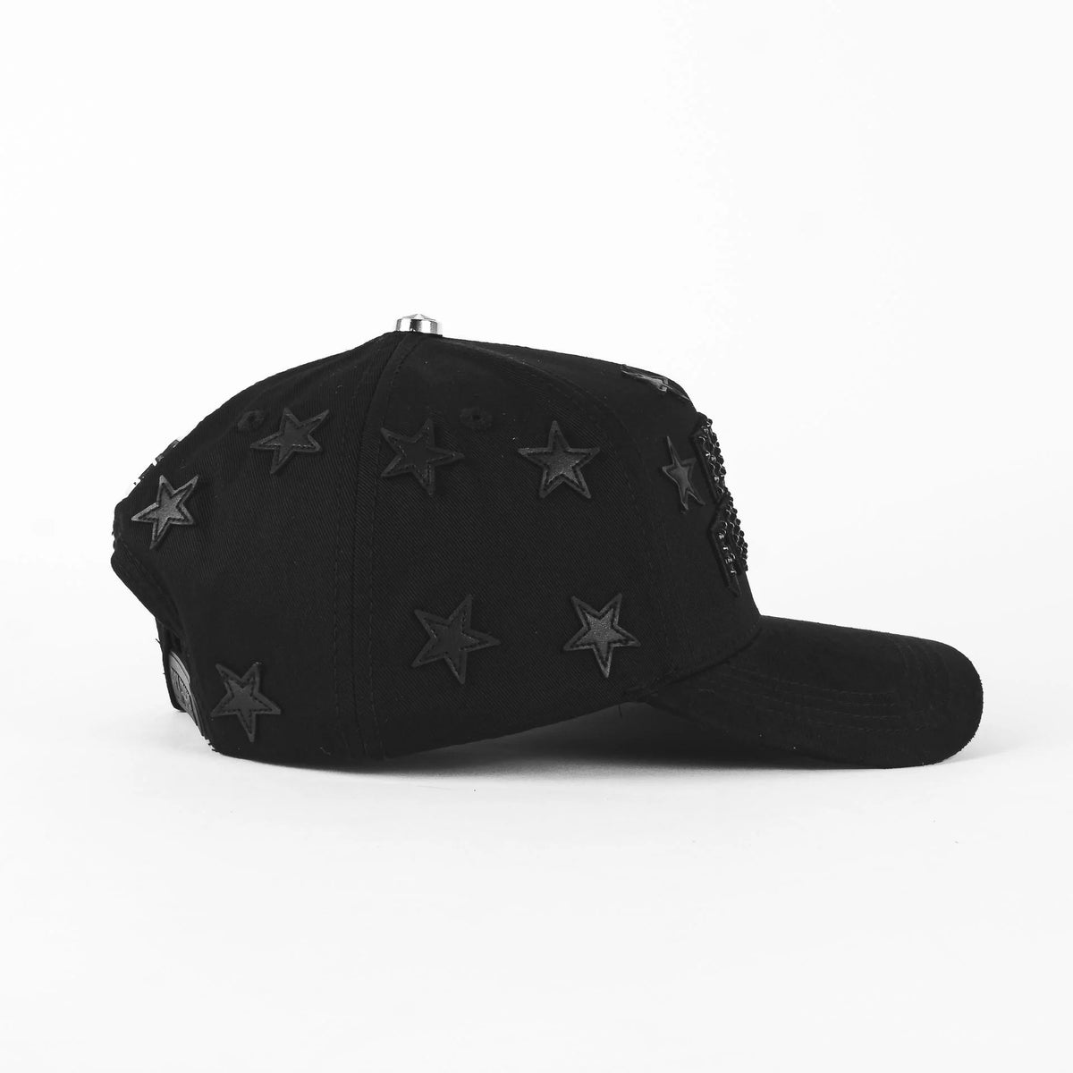 Gorra Barbas Hats RICH FOREVER BLK/SUEDE | Snapback Visera Curva image 3