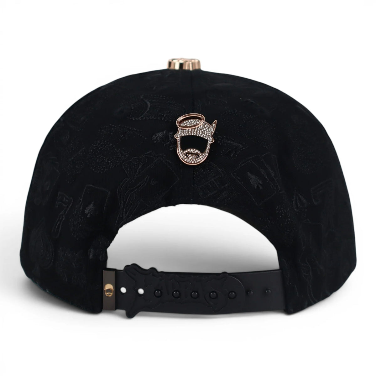 GORRA BARBAS HATS 77 BLACK CHROME GOLD image 4