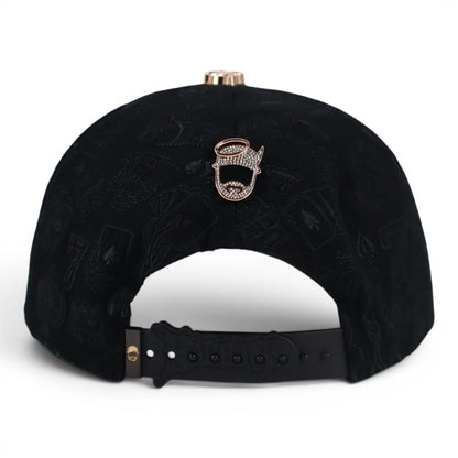 GORRA BARBAS HATS 77 BLACK CHROME GOLD image 4