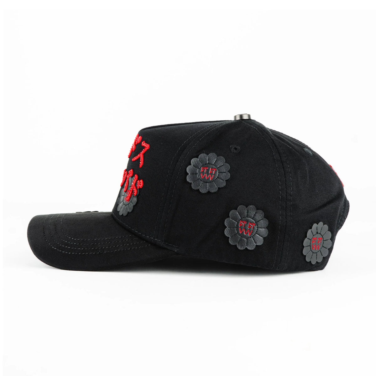 Gorra Barbas Hats CT ORIENTAL TUMBADO BLACK | Snapback Visera Curva image 2