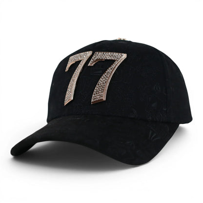 GORRA BARBAS HATS 77 BLACK CHROME GOLD image 2