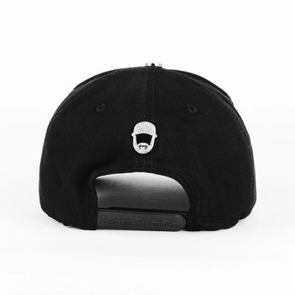Gorra Barbas Hats 77 BLACK | Snapback Visera Semicurva image 2