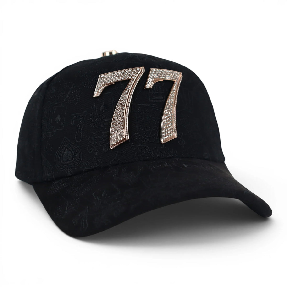 GORRA BARBAS HATS 77 BLACK CHROME GOLD image 0
