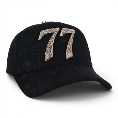 GORRA BARBAS HATS 77 BLACK CHROME GOLD image 0