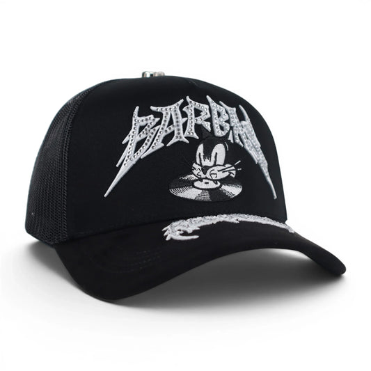 GORRA BARBAS HATS BARBAS RECORDS BLACK/WHITE image 0