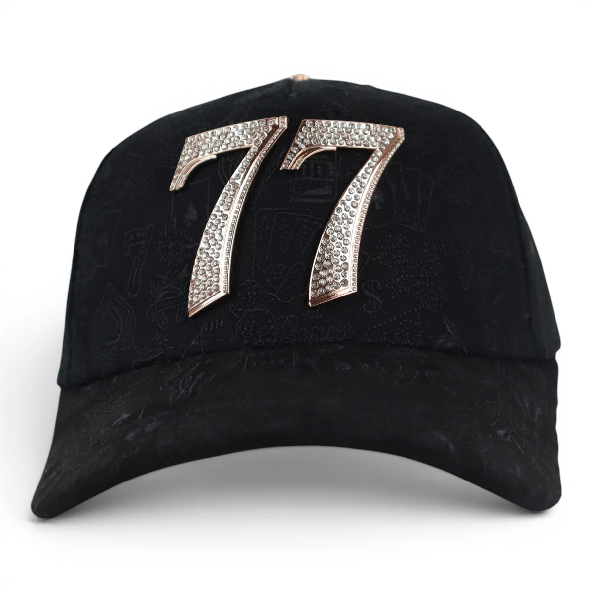 GORRA BARBAS HATS 77 BLACK CHROME GOLD image 1