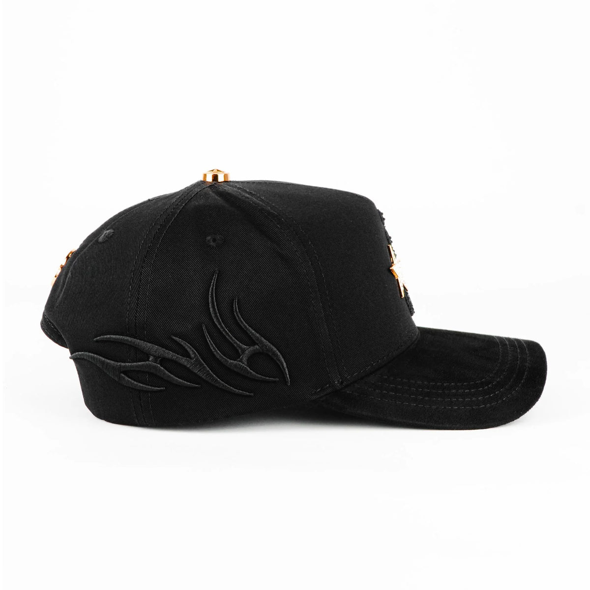 Gorra Barbas Hats B STAR BLACK | Snapback Visera Semicurva image 3