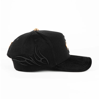 Gorra Barbas Hats B STAR BLACK | Snapback Visera Semicurva image 3