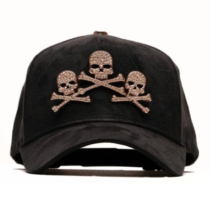 BARBAS HATS "ROSE GOLD SKULLS 24K"