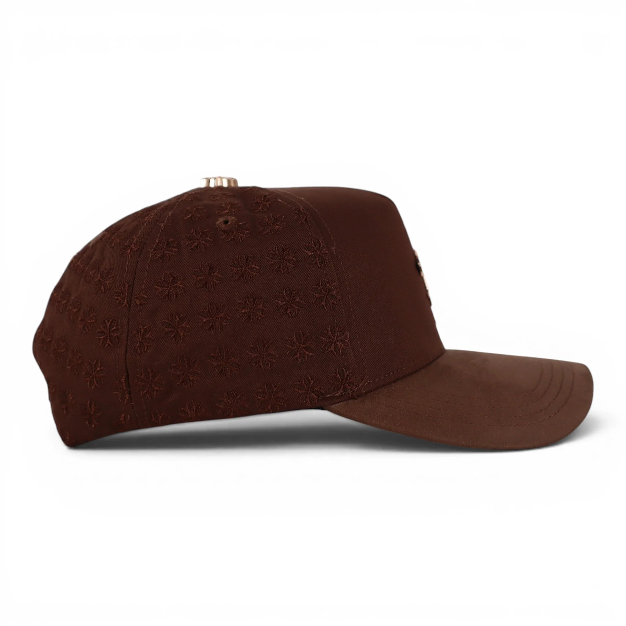 GORRA BARBAS HATS B CROSS ROSA/CAFE
