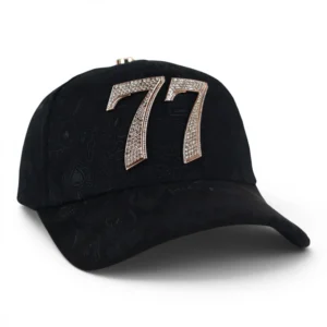 GORRA BARBAS HATS 77 BLACK CHROME GOLD
