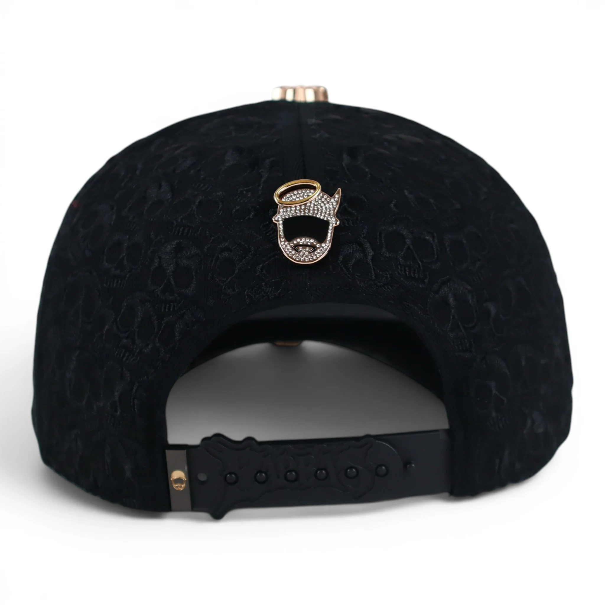 GORRA BARBAS HATS BBB HAND SKULL CRYSTALS NEGRA